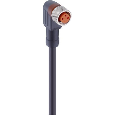 Lumberg Automation 13169-1 Sensor-/Aktor-Steckverbinder, konfektioniert M8 Buchse, gewinkelt 2.00 m