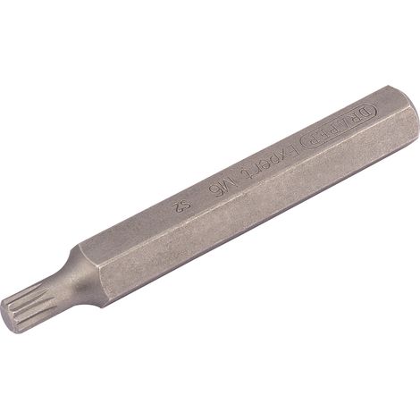 Draper Expert M6 x 75mm Spline Drive and 10mm Hex Insert Bit for Mechanic's Bit Sets (Model 33345) (1/5)