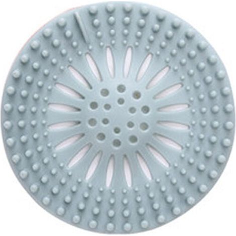 4-Piece Shower Drain Cover, Silicone Shower Hair Catcher Filter, Hair Catcher Plug with Suction Cup for Kitchen and Bathroom YMYNY (1/3)