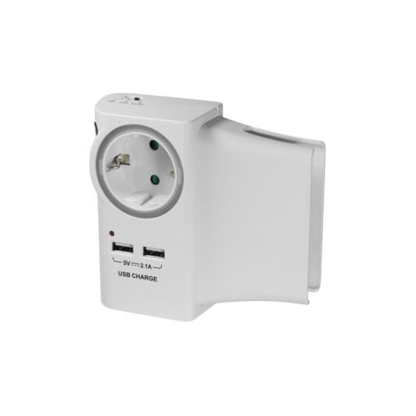 LogiLink PA0165 toma de corriente Blanco (1/4)