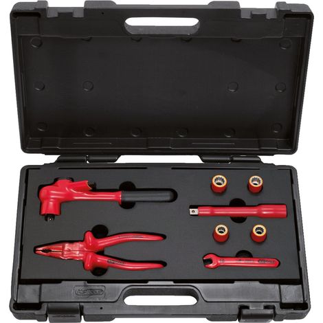 KS-Tools 117.1825 Isolierter Werkzeugkoffer für , PSA-Elektrofahrzeuge,8-tlg. (1/5)
