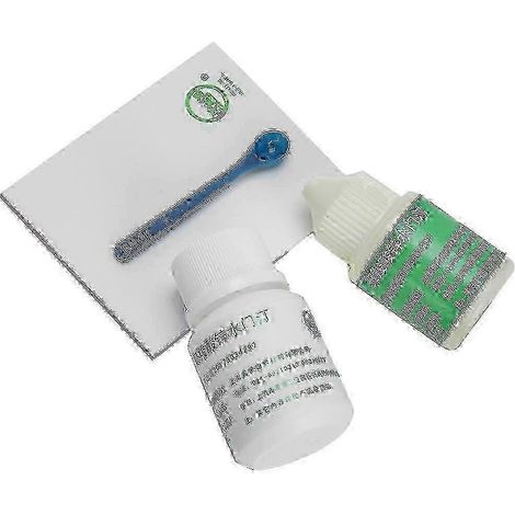 Ciment dentaire professionnel au polycarboxylate de zinc, 15 ml de liquide et 30 g de poudre, pour couronnes, bridges et prothèses dentaires. (1/4)