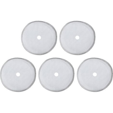 5 Pièces Filtre à Café en Acier Inoxydable 304 Détachable et Portable, Accessoire Filtre Maille pour Cafetière 800ml (1/5)