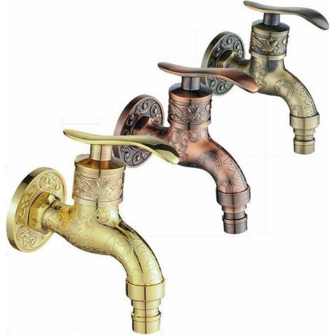 Liquidation totale Robinet de baignoire vintage bassin chaud et froid lavabo de salle de bain mitige Femeo (1/5)