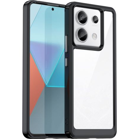 Schutzhülle für Xiaomi Redmi Note 13 Pro 5G, Fusion Hybrid, Transparent/Schwarz (1/5)