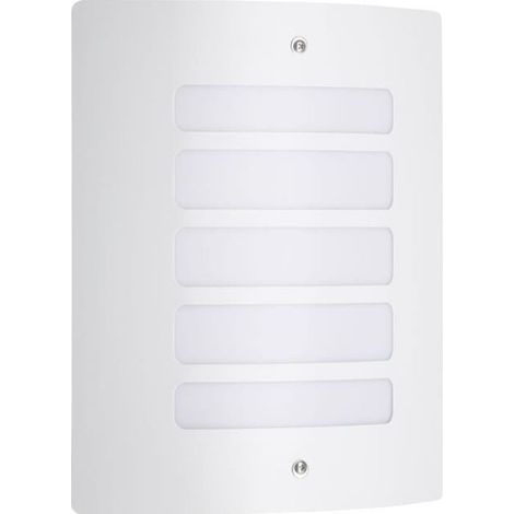 Applique murale esterna TODD - BRILLIANT - Bianco - Metallo e plastica - E27 max 60 W