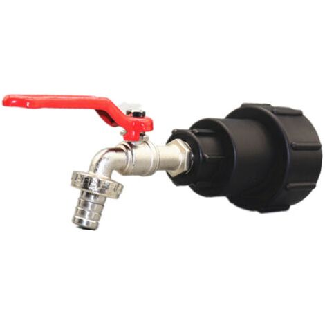 Robinet Cuve 3/4" S60X6 Raccord Cuve Extension Intégrée Bouchon Cuve Robinet Cuve Plastique Accessoires Cuve Adaptateur Cuve