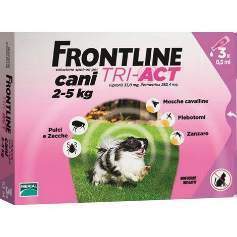 Frontline Tri-Act 2- 5 Kg 3 Pipette (1/2)
