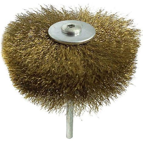 Brosse abrasive à fil d'acier pour le polissage, accessoire pour outils rotatifs. (1/4)