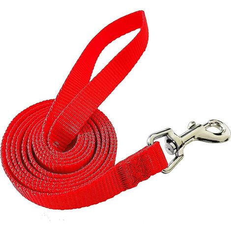 Laisse courte et résistante de 1,5 m pour chiots et chiots, idéale pour les promenades quotidiennes de chiens de petite, moyenne et grande taille. (1/4)