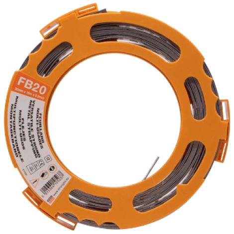 Friulsider perforiertes metallband auf rolle 12mm x 10m - fbt12