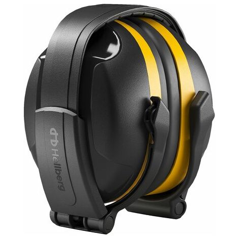 Hellberg Safety SECURE 2 Casque de protection auditif - Pliable - Jaune