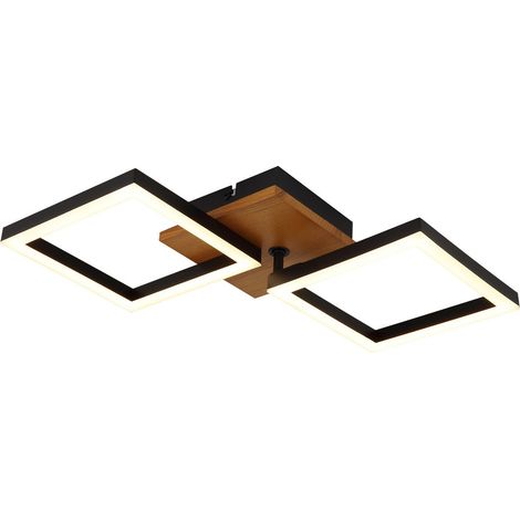 Globo - plafón - Kerry - negro - metal - LED - 67280-18 (1/5)
