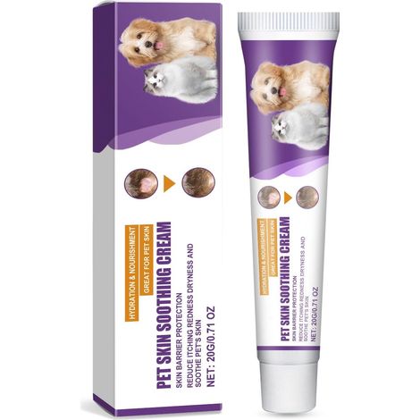 Pommade pour la Peau des Animaux,Crème Apaisante pour la Peau Chat,Crème pour Peaus sèche pour Chien,Barrière Protectrice Hydratante (1/5)