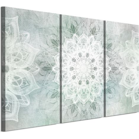 Quadro su tela italiana 90 x 60 cm trittico - stile boho - sfondi e motivi Quadro su tela italiana 120 x 80 cm trittico - stile boho - sfondi e motivi (1/5)