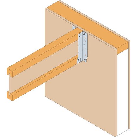 Etrier pour poutres en I 47x200mm - ép 0.9