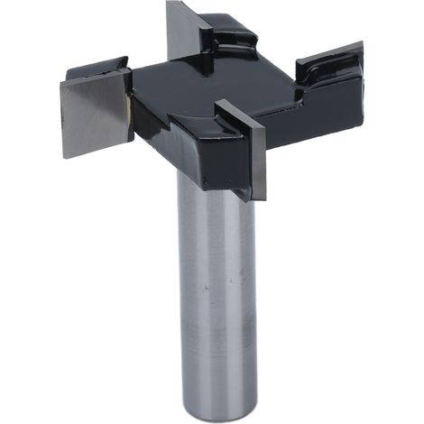 Fraise à raboter à queue de 1/2 po pour défonceuse CNC, fraise à surfacer le bois