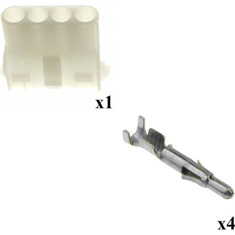 Kit Connecteur Mate n lok Femelle avec born Mâle 4 Voies