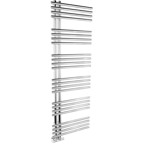 Radiateur de salle de bain NYMPHA 500x1520mm, chromé (1/4)