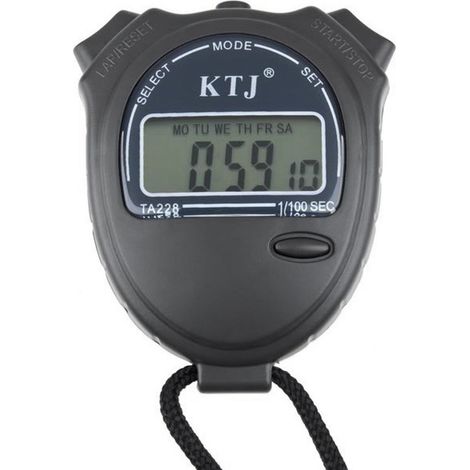 Trade Shop - Cronometro Cronographic Digitale With Display Lcd Pro Fitness Palestra Ta228 - (1/5)