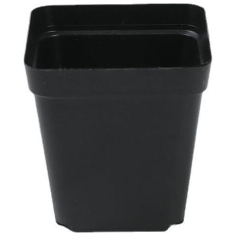 24Pcs Pots De Plantes Carrés, 7cm Épaissir Les Pots De Fleurs En Plastique Pots De Pépinière De Jardinière Succulente Avec Palette / Plateaux Pour Petites Plantes En Pot (noir) (1/5)