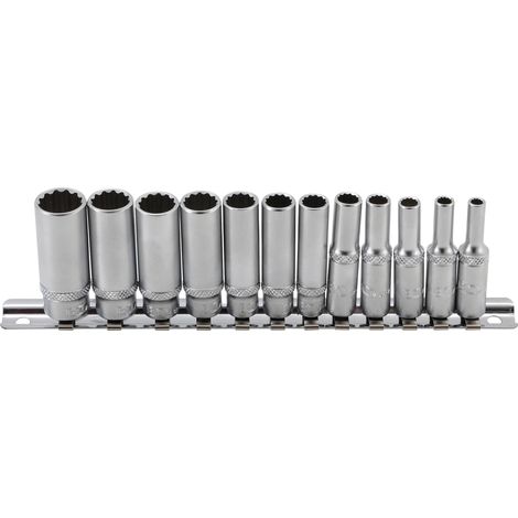 Set di bussole bgs technic cromo 12 pezzi 5 32 a 9 16 (1/4)