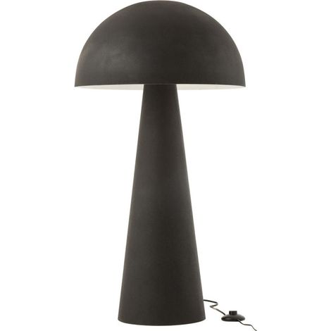 Lampadaire Design "Champignon" 95cm Noir Mat (1/3)