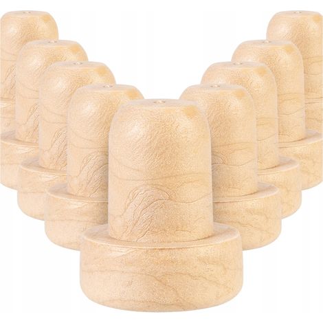 50 bouchons de 16 mm en liège synthétique champignon pour bouteilles de vin et liqueurs