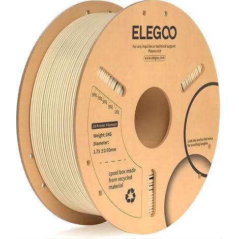 Filamento Elegoo PLA+ Beige 1 kg (1/3)