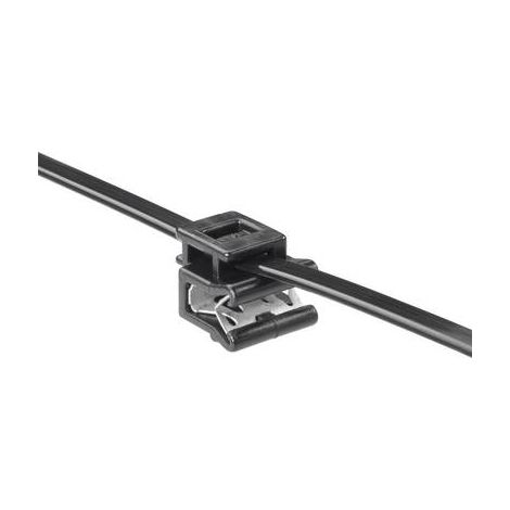 HellermannTyton 150-40591 T50ROSEC5A-MC5-BK-D1 Serre-câble 200 mm 4.60 mm noir Faisceau de câbles su (1/2)