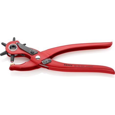 Knipex Pinza a Fustella Rossa, Verniciata a Polvere 220 Mm 90 70 220 Ean (1/4)
