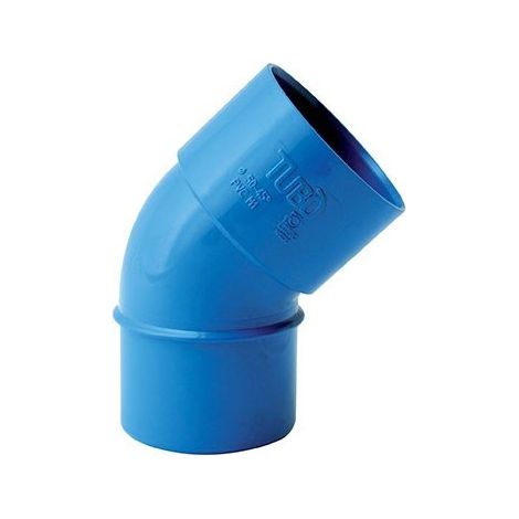 Curva PVC ø 63 a 45° MF TR061 - -  AERTECNICA - -