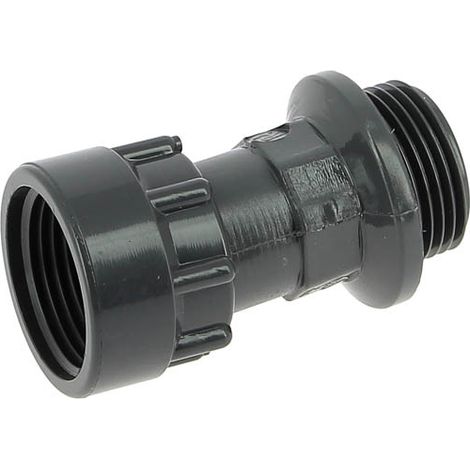 Union PVC démontable mâle-femelle 1' – Raccord pour arrosage enterré – Filetage 26 x 34 pour plomberie – Connexion rapide et fiable