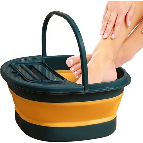 Fußbadewanne,faltbare Fußbadewanne,rutschfester Wäschesack,faltbares Fußbadebecken für Männer (1/5)