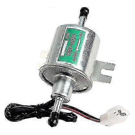 Pompe à carburant électrique universelle robuste 12 V, fixation par boulon métallique basse pression, pour essence et diesel HEP-02A (édition 0923).