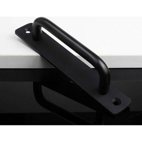 Poignées de Porte en Aluminium, 2 Pièces, Poignée de Porte Coulissante, Design Moderne avec Vis, Taille 210 x 25 mm (1/4)