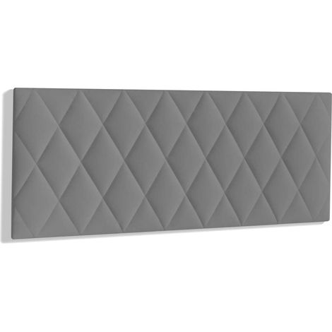 Cabecero para colchón de 150cm Maya tapizado gris, 160cm(ancho) 60cm(alto) 3.5cm(fondo) (1/3)