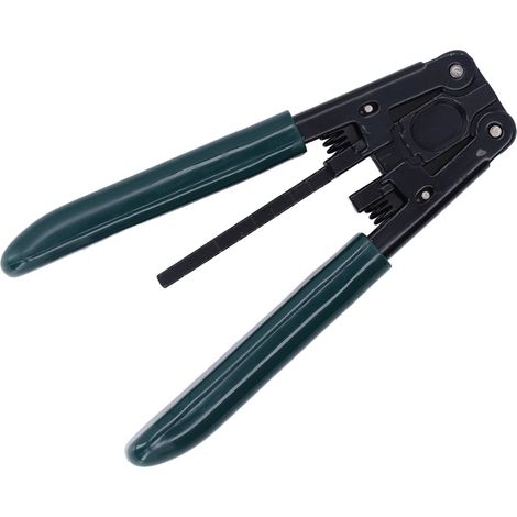 Abisolierzange für Glasfaserkabel, Kabelschneider mit PVC-Griff, Schneidwerkzeug für optische Kabel (1/5)
