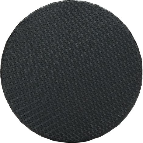 Maison Exclusive - Gartentisch Schwarz 60,5x106 cm Poly Rattan (1/5)
