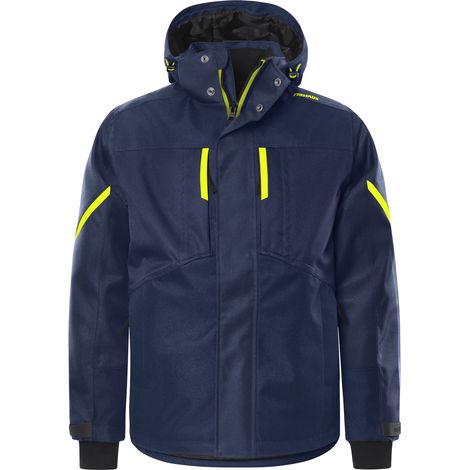 FRISTADS 127559-556 Airtech® Winterjacke 4058 GTC Gr.XL Marine/Warnschutz-Gelb (1/2)