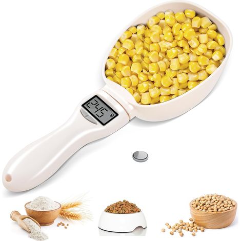 Cucchiai dosatori digitali, cucchiai e bilance per alimenti, utensili da cucina, bilance elettroniche per alimenti, prodotti da forno, per cucinare, per il caffè, per animali domestici (cibo per cani 