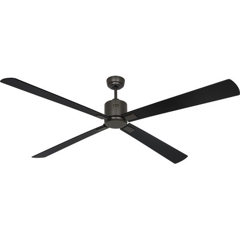 DC Ceiling Fan Eco Neo III WiFi 180 BZ Black / Teak