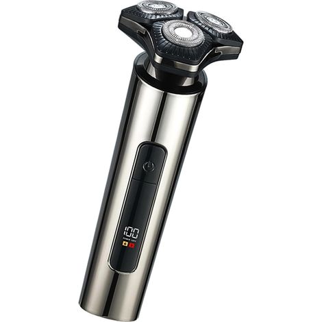 Rasoir électrique portable avec trois têtes IPX7 efficace pour couper la barbe (1/5)