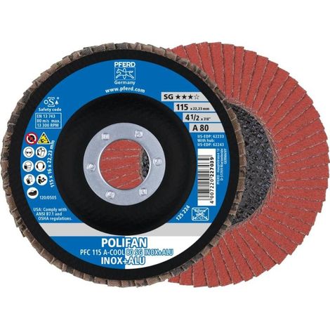 Discos de láminas domo 115mm A 80 SG -COOL Pferd
