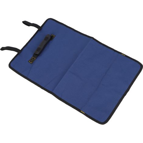 Große Werkzeugtasche, rollbarer Werkzeugkoffer aus Oxford-Canvas, Reparaturtasche, blau (1/5)