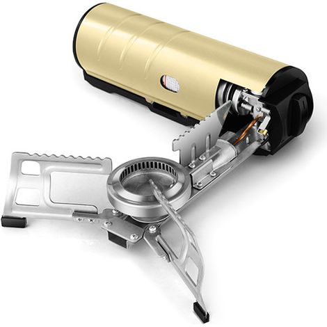 Réchaud à gaz pliable à cassette, brûleur portable, réchaud de camping extérieur (1/3)