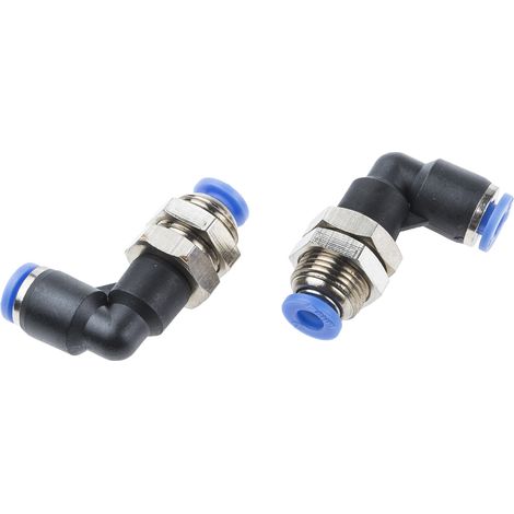 Adaptateur de traversée de cloison RS PRO vers Enfichable 4 mm Enfichable 4 mm ( Prix pour Paquet de 10 )