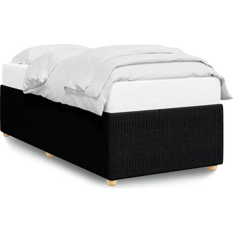 Maison Exclusive - Giroletto senza Materasso Nero 100x200 cm in Tessuto (1/5)