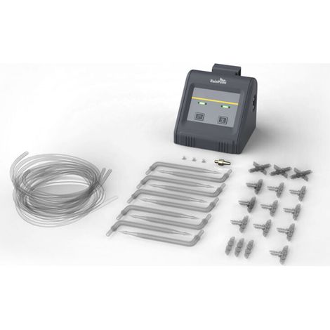 Kit de riego por goteo inteligente WiFi RAINPOINT, sistema de riego automático, temporizador de agua, controlador de riego con goteros y tubos (1/5)