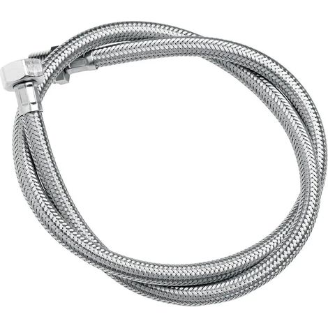 Tubo flessibile acciaio inox da 80 cm per rubinetto e miscelatore a pedale (1/2)